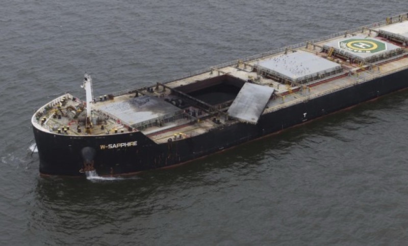 Explosión en barco carguero obliga al cierre temporal del canal de navegación en&nbsp;Baltimore