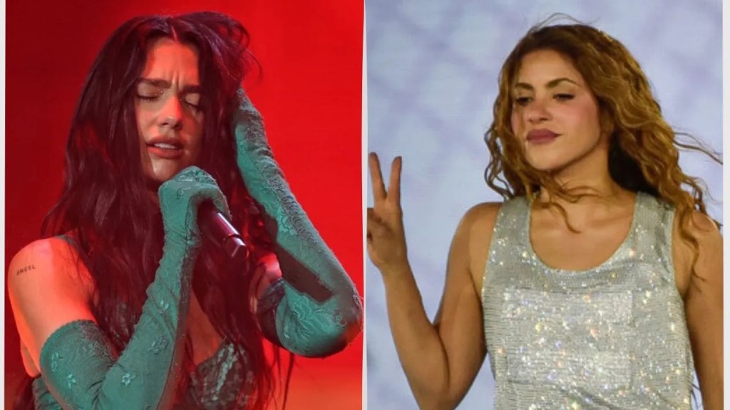 Dua Lipa emociona al público en Bogotá al interpretar “Antología” de&nbsp;Shakira