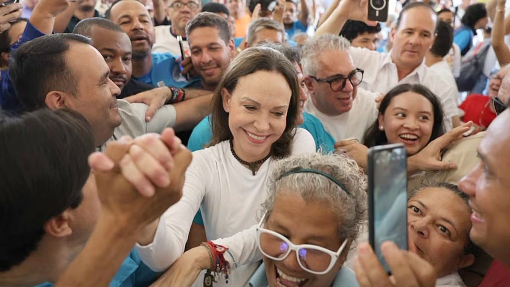 María Corina Machado regresa a&nbsp;Venezuela
